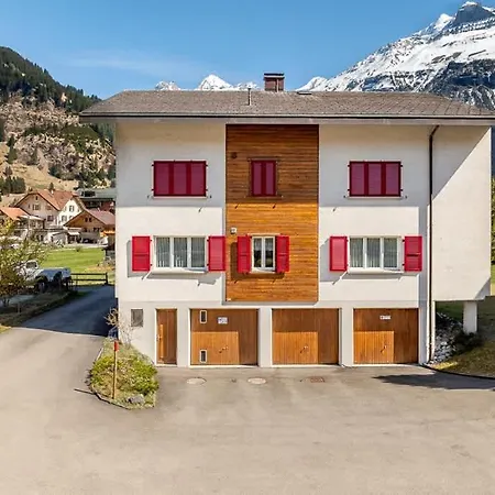 Apartament With Mountain View & Balcony Kitchen Parking Kandersteg