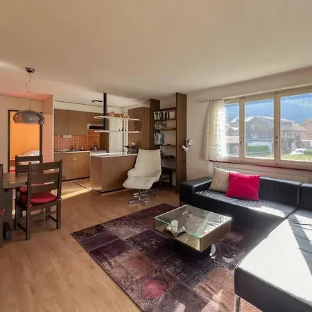 With Mountain View & Balcony Kitchen Parking Apartment Kandersteg