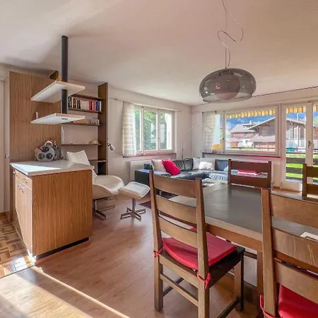 With Mountain View & Balcony Kitchen Parking * Kandersteg