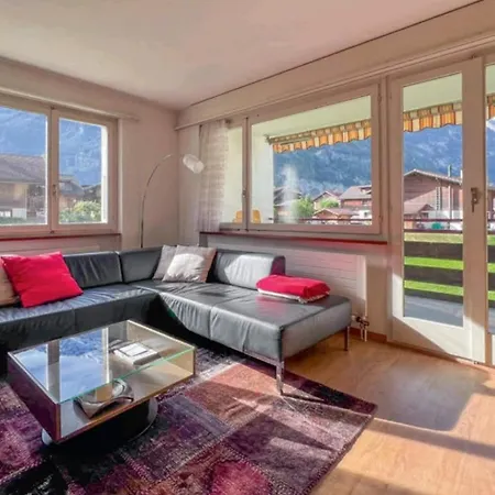 With Mountain View & Balcony Kitchen Parking Apartment Kandersteg