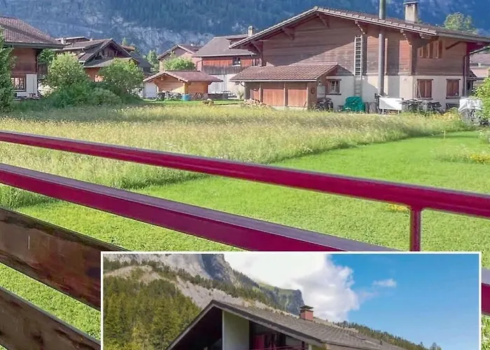 With Mountain View & Balcony Kitchen Parking Kandersteg