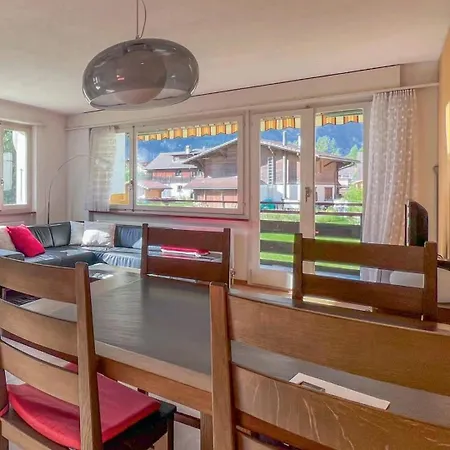 With Mountain View & Balcony Kitchen Parking Kandersteg