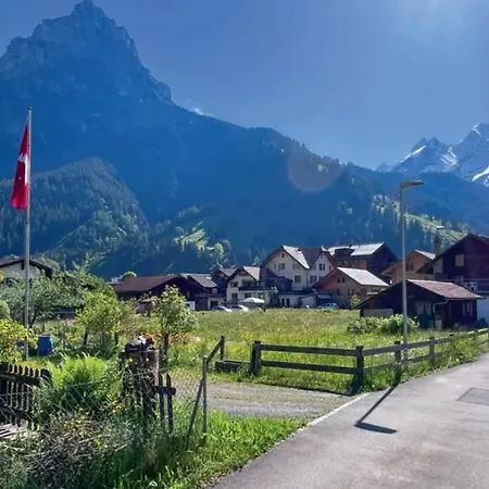 With Mountain View & Balcony Kitchen Parking Apartment Kandersteg